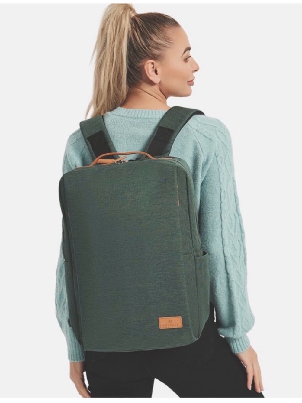 Nordace Siena Pro 15 Travel Work Backpack 16 Inch Laptop 15 Liter Green